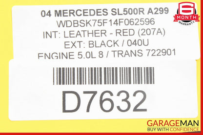 Mercedes R230 SL550 C230 CLK320 Anti Theft Alarm Module 2118209126 OEM
