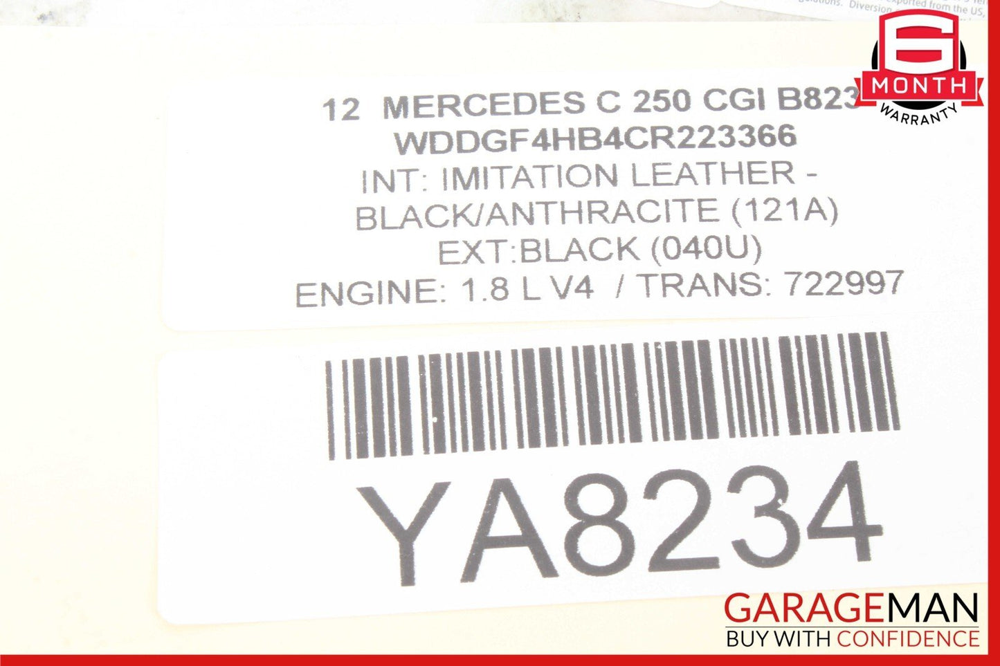 08-15 Mercedes W204 C250 C300 GLK350 Rear Door Audio Speaker 2469061300 OEM