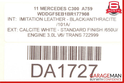 08-14 Mercedes W204 C300 C250 Rear Left Side Door Control Module Unit