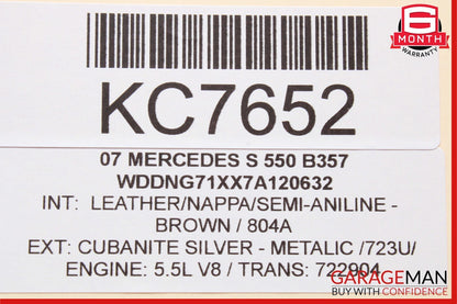 07-14 Mercedes W221 S550 SLK350 Sirius Satellite Radio Module Receiver OEM