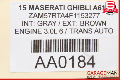 14-17 Maserati Ghibli Rear Right Passenger Drive Axle CV Shaft Driveshaft OEM