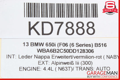 13-19 BMW 650i F06 Central Gateway Computer Control Module Unit OEM