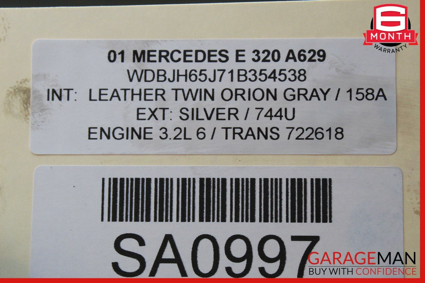 98-02 Mercedes W210 E320 Wagon Engine Motor Cooling Radiator 2105002803