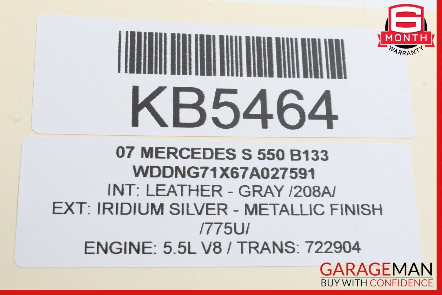 07-13 Mercedes W221 S550 S600 Rear Right / Left Side Door Control Module OEM