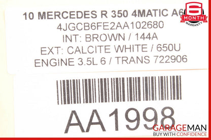 06-13 Mercedes W251 R350 GL450 ML350 Panoramic Sunroof Sun Roof Motor 1648201442