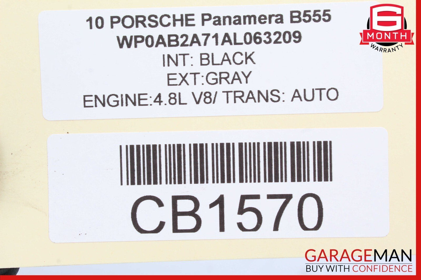 10-16 Porsche Panamera 970 Power Brake Booster Master Cylinder Reservoir Assy