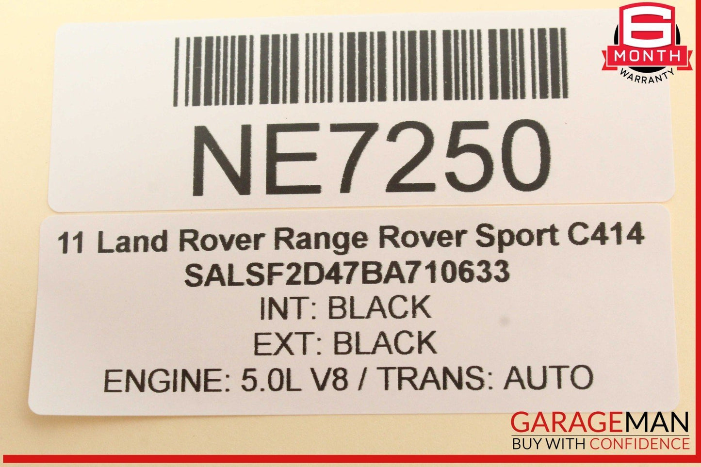 10-13 Land Rover Range Rover Sport Front Right Passenger Side Seat Belt OEM