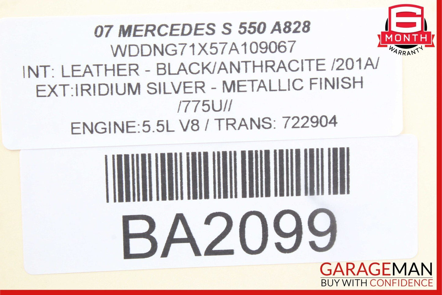 07-13 Mercedes W221 S550 CL65 AMG Front Left A/C Dash A/C Air Vent Trim Panel