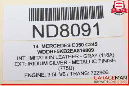 10-18 Mercedes W212 E350 Trunk Lid Power Closing Motor 2047500060 OEM