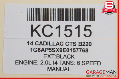 14-19 Cadillac CTS Rear Left Driver Side Seat Belt Retractor 22988554 OEM Gray