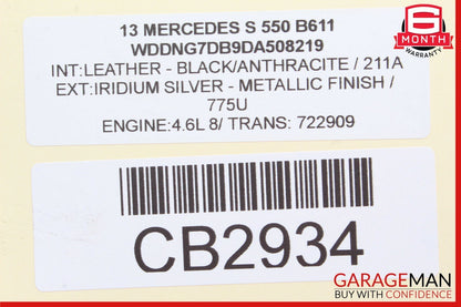 11-18 Mercedes W216 CL550 GL450 E550 4.7L Engine Oil Filter Housing 2781800410