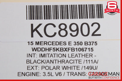 12-16 Mercedes W212 E350 E550 Sedan Rear Left Door Lock Latch Actuator OEM