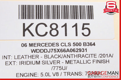 06-11 Mercedes W219 CLS500 E550 Rear Right / Left Door Keyless Go Control Module