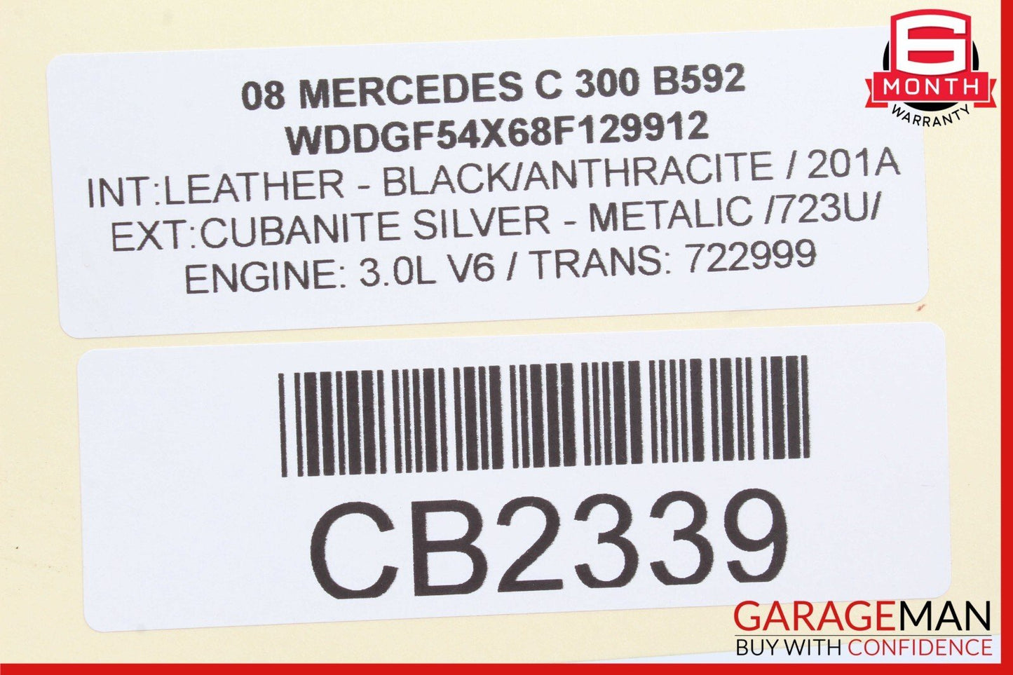 08-14 Mercedes C300 C350 E350 Power Brake Booster Master Cylinder Reservoir Assy
