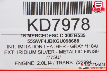15-20 Mercedes W205 C300 C400 GLC300 Headlight Switch Control 2059056500 OEM