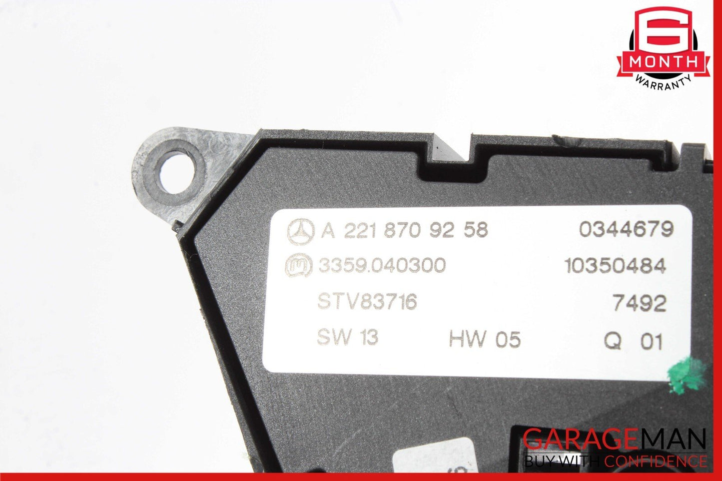 07-14 Mercedes W221 S550 Front Left Side Seat Control Memory Controller Switch
