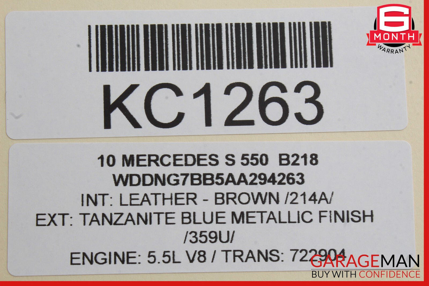 07-14 Mercedes W221 S550 Front Left Side Door Lock Latch Actuator Keyless Go OEM
