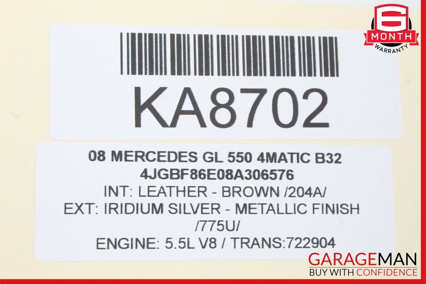 03-13 Mercedes X164 GL550 E320 CLS550 SLK280 Radio 6 Disk CD Changer Player OEM