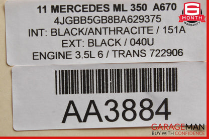 10-12 Mercedes W164 R350 GL450 ML350 Front Left Driver Side Seat Control Module