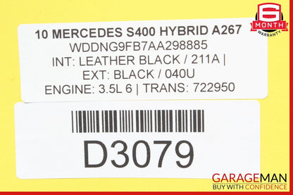 10-13 Mercedes W221 S400 Hybrid Starter Generator Position Sensor OEM