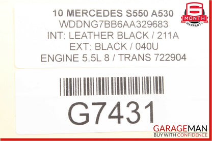 10-13 Mercedes W221 S550 S63 AMG Rear Right or Left Door Controller Module Unit