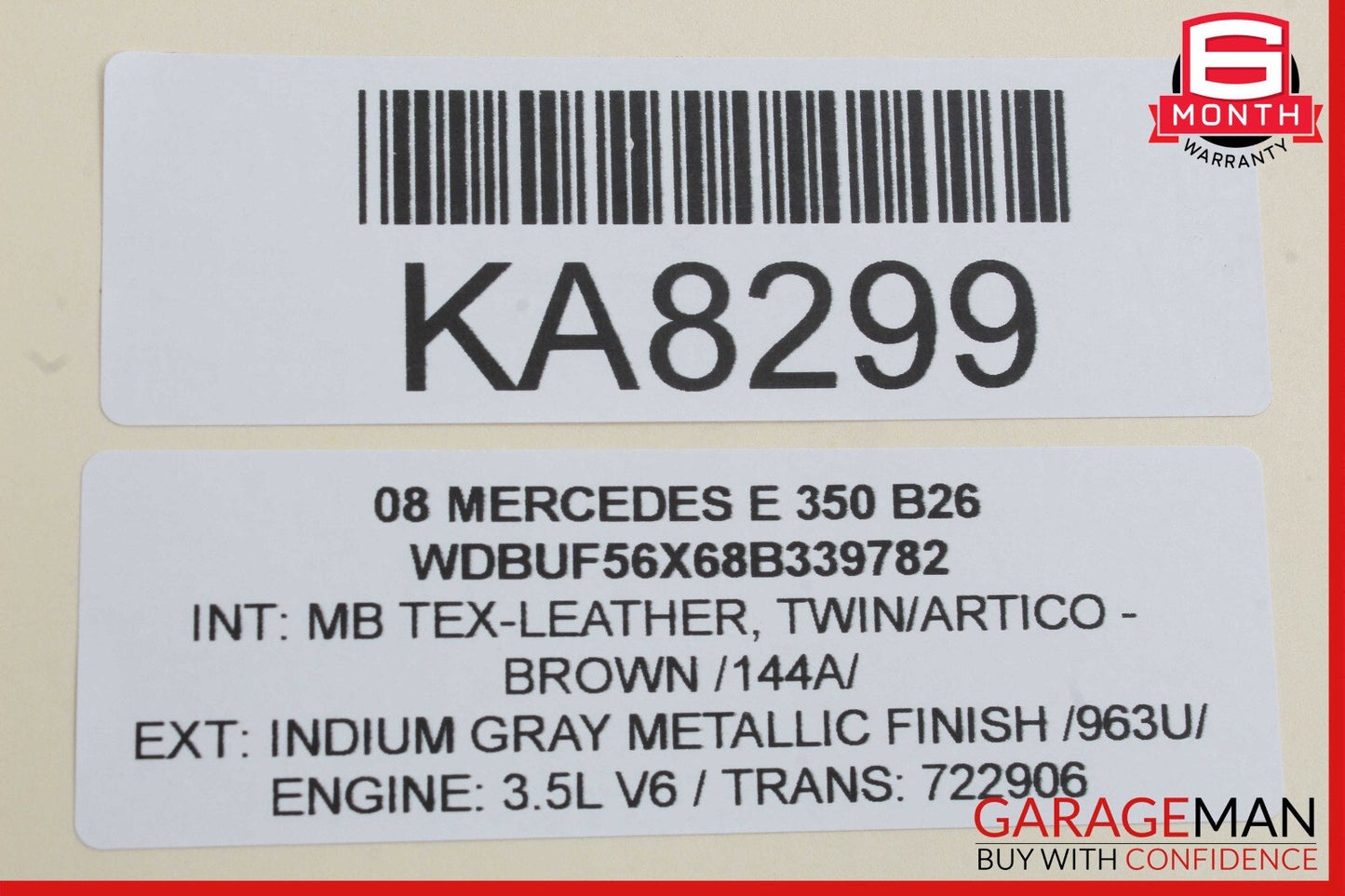 03-09 Mercedes W211 E350 E500 Rear Right Side Exterior Door Handle OEM