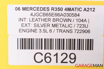 06-12 MERCEDES W251 R350 R500 REAR LEFT SIDE WHEEL LOWER SUSPENSION CONTROL ARM