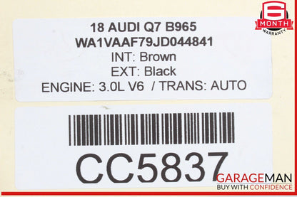17-24 Audi Q7 Rear Differential Carrier Assembly 0D2500043C OEM