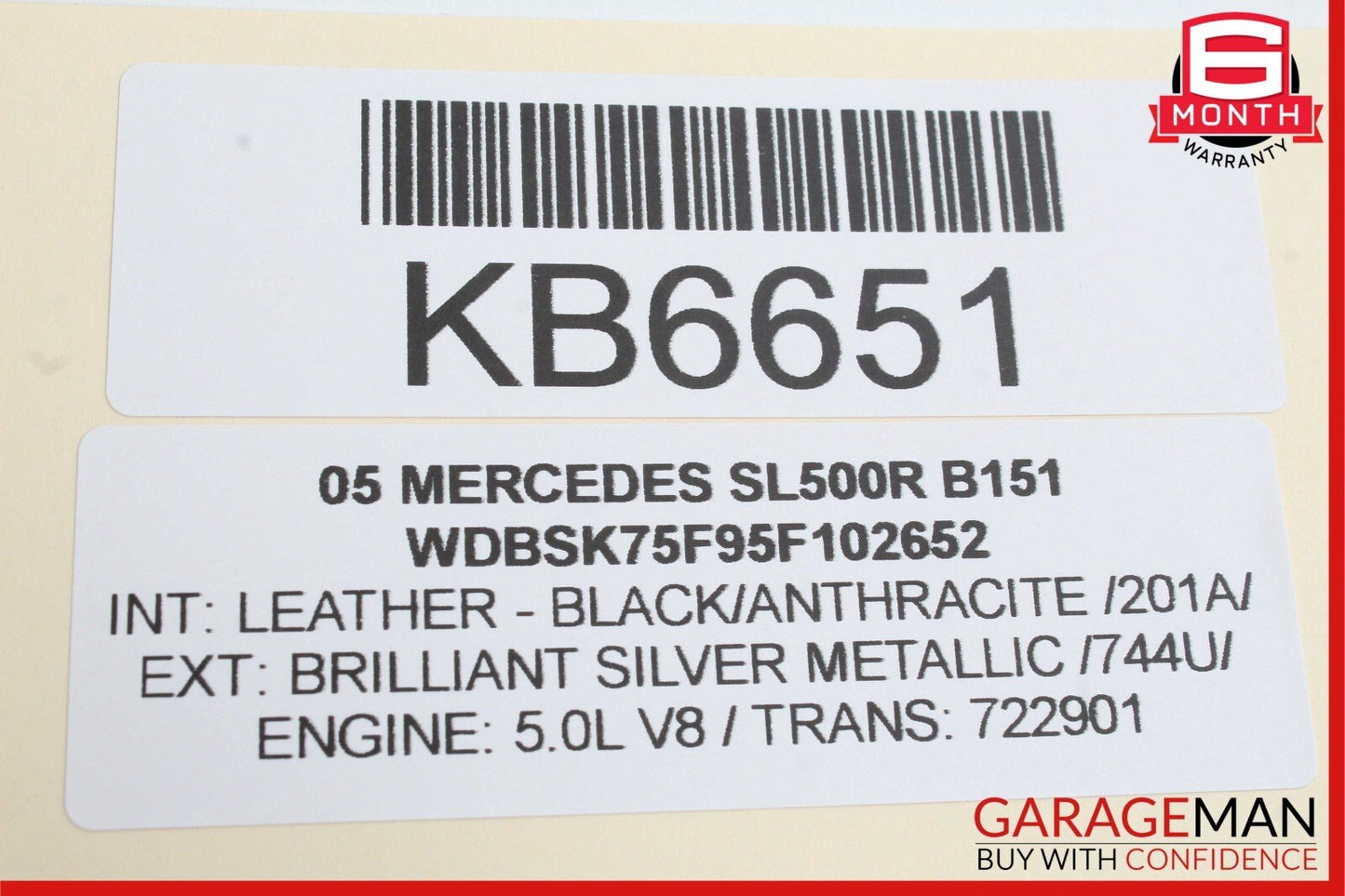 03-06 Mercedes R230 SL500 SL55 SL65 AMG Park Parking Assist Control Module OEM