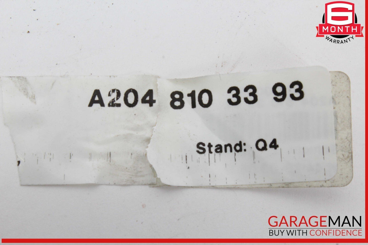12-15 Mercedes W204 C250 C350 Front Left Side Mirror Rear View Door Red OEM