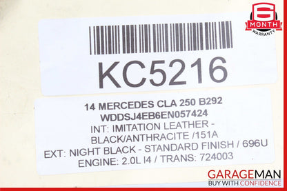 14-18 Mercedes W117 CLA250 Rear Left Driver Side Door Window Regulator Motor OEM