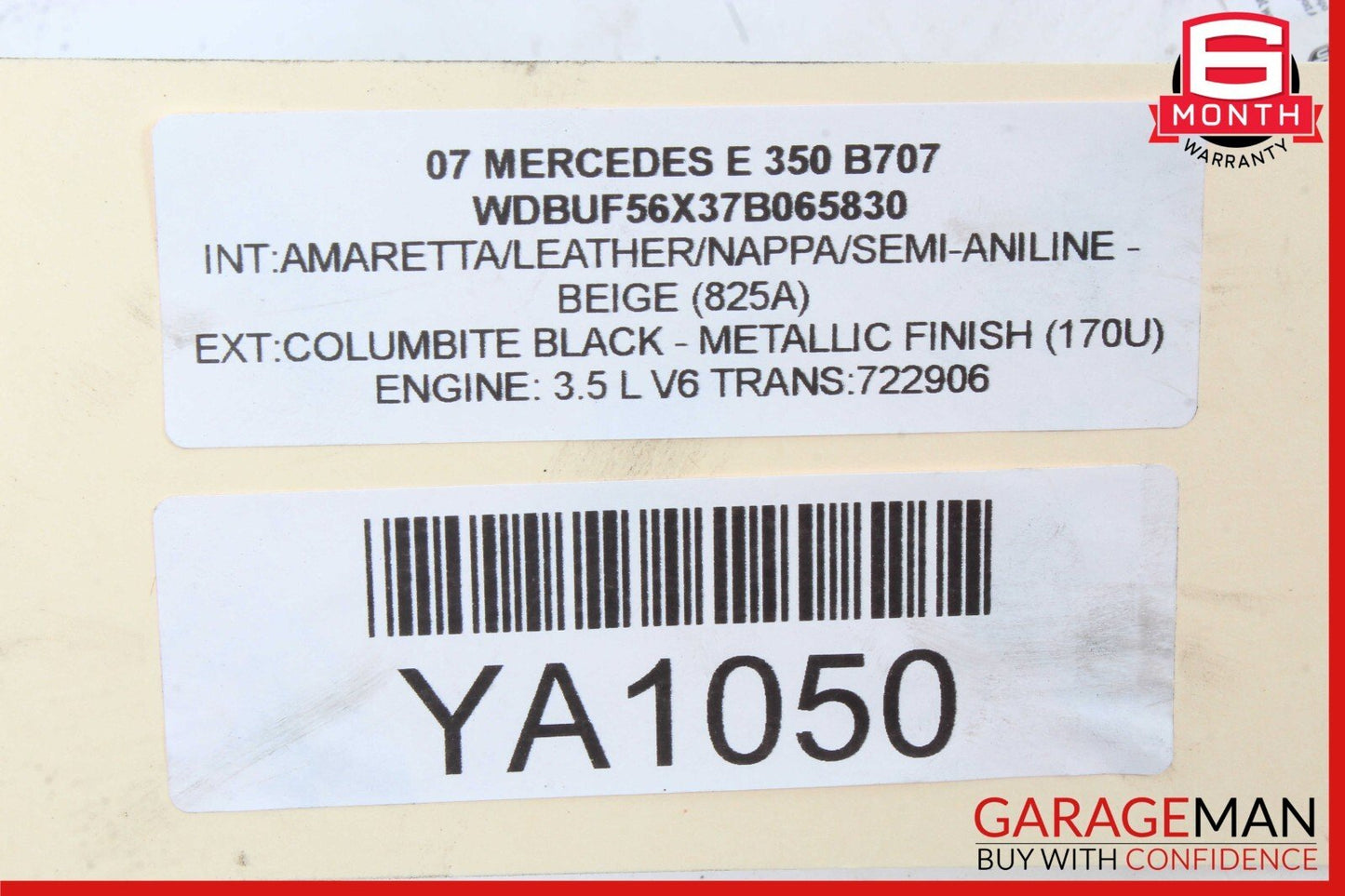 03-09 Mercedes W211 E350 E320 Front Left & Right RWD Shock Strut Absorber Set