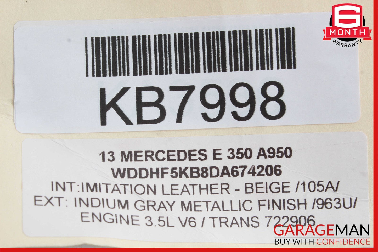 10-13 Mercedes W212 E350 Center Dashboard Dash Trim Molding Wood OEM