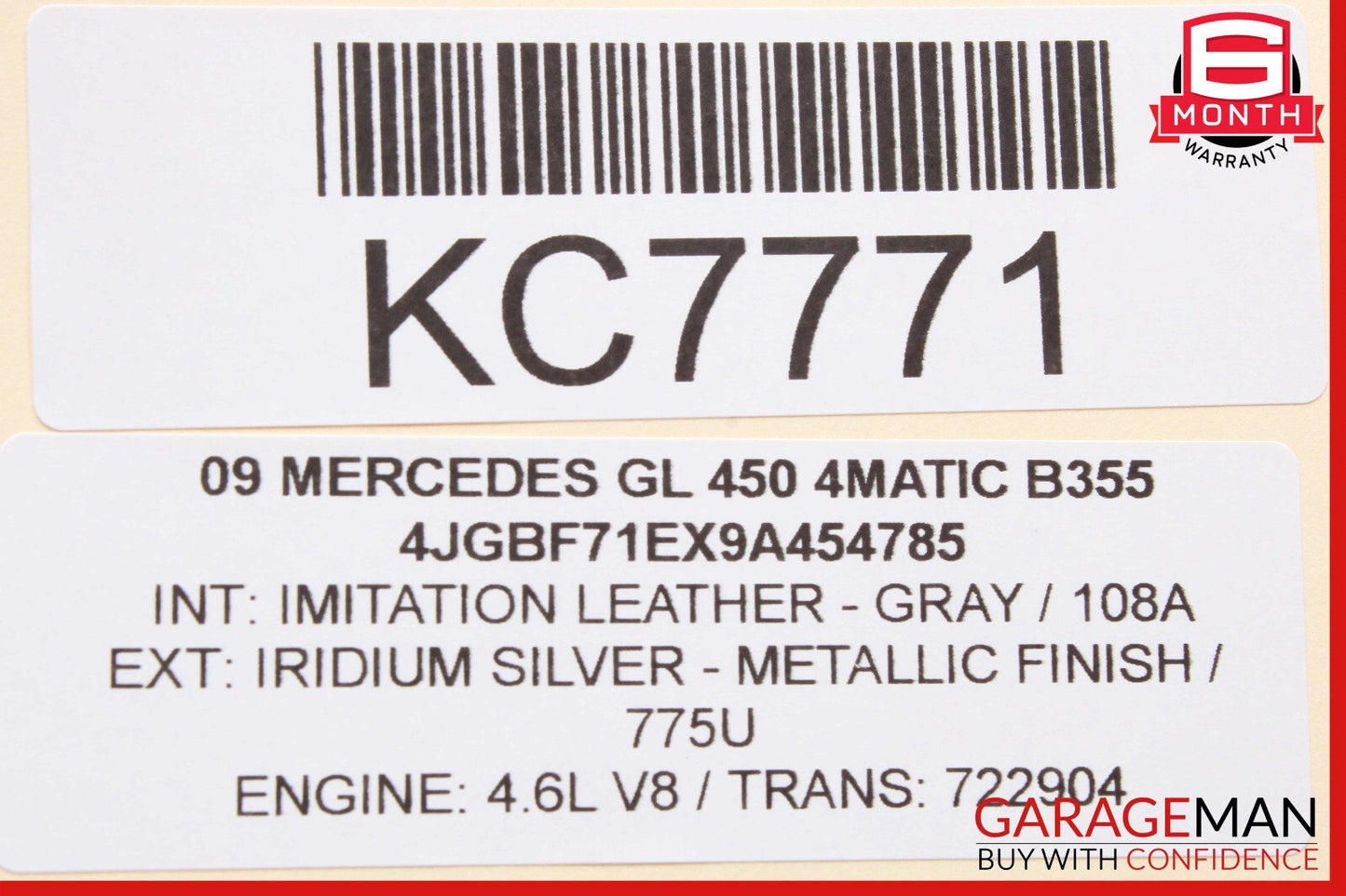 03-12 Mercedes X164 GL450 Front Right Seat Control Module 2118208685 OEM