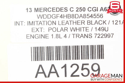 08-15 Mercedes W204 C250 Front Right Passenger Side Door Control Module OEM