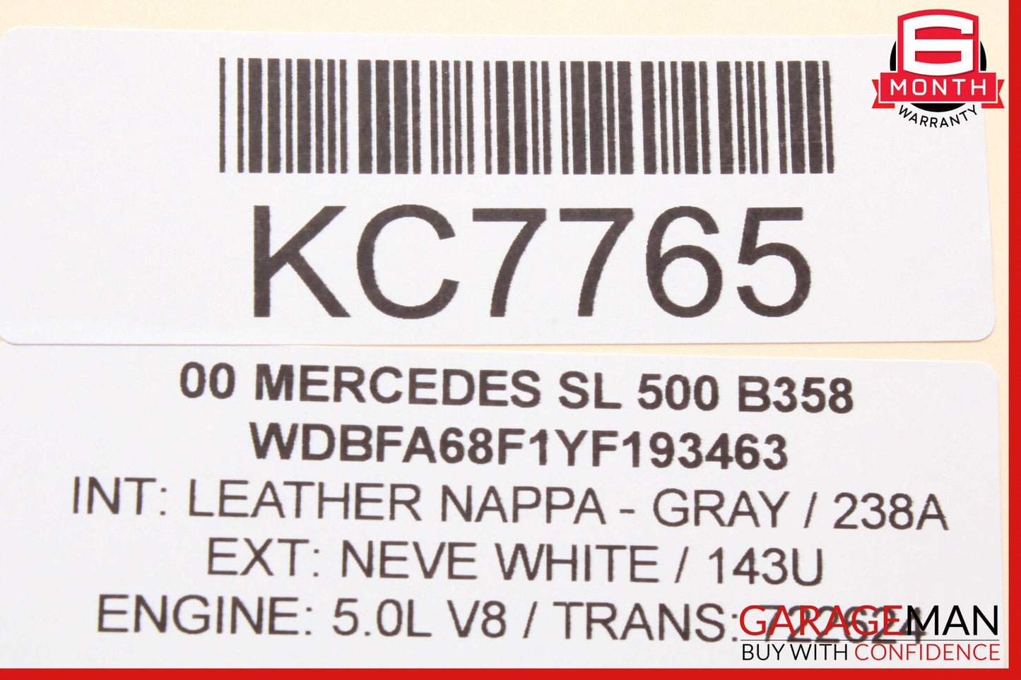 96-02 Mercedes R129 SL500 SL320 Front Left Side Door Lock Latch Actuator OEM
