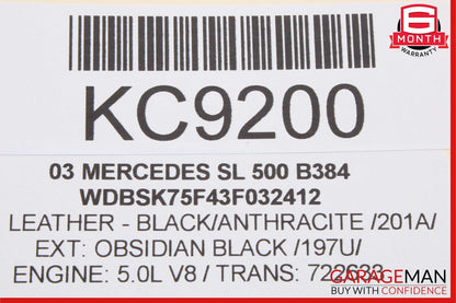 03-06 Mercedes R230 SL500 Front Right Door Keyless Go Entry Antenna Module OEM