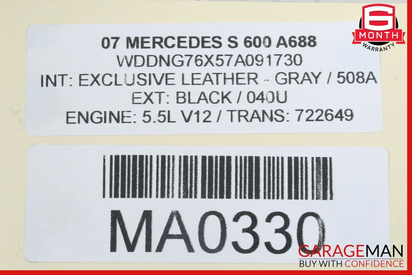 07-13 Mercedes W221 S600 CL600 Electric Power Supply Control Fuse Box Module OEM