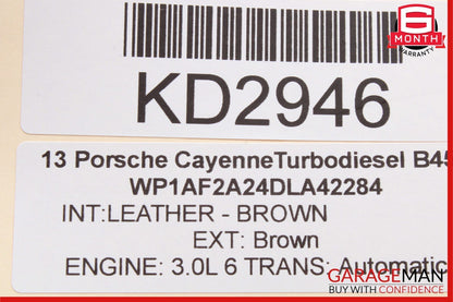 11-17 Porsche Cayenne 958 S Rear View Camera Control Module Unit 7P5907441B OEM