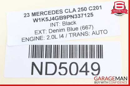 19-23 Mercedes W118 CLA250 Rear Left Driver Side Blind Spot Radar Sensor OEM