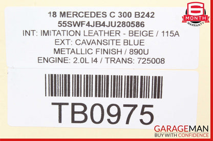 15-20 Mercedes W205 C300 C350e Front Right & Left Side Brake Calipers Set of 2