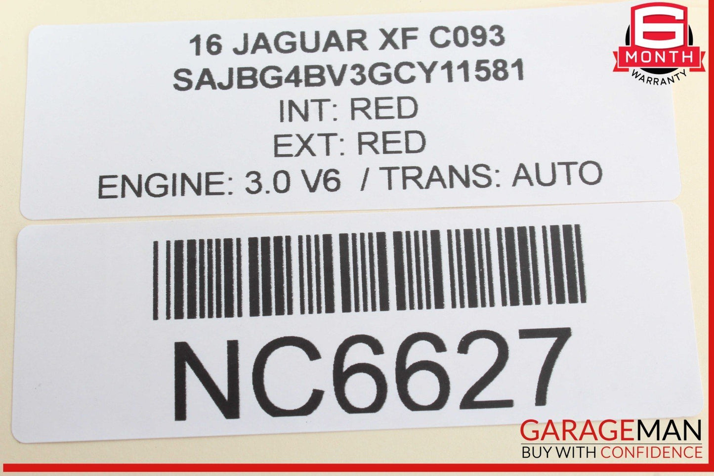16-20 Jaguar XF Rear Bumper Right Passenger Side Mount Support Bracket OEM