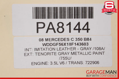 08-14 Mercedes W204 C350 C300 C250 Power Steering Rack and Pinion Assembly RWD