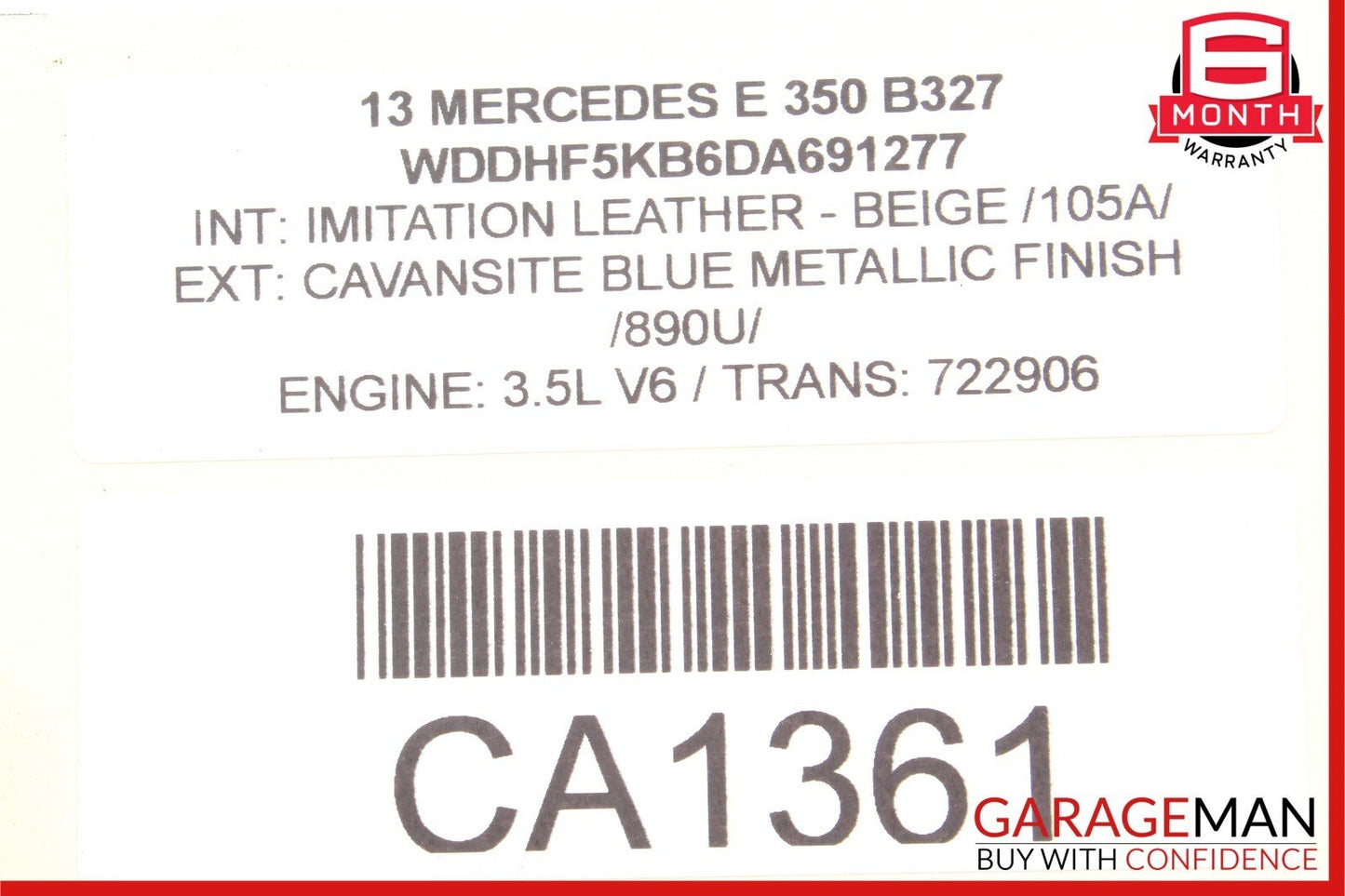12-14 Mercedes W212 E350 E550 CLS550 Power Brake Master Cylinder Pump OEM