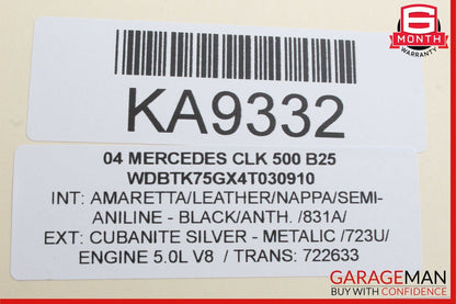 98-06 Mercedes W209 CLK500 E320  Engine Motor Coolant Water Pump 1122010601 OEM