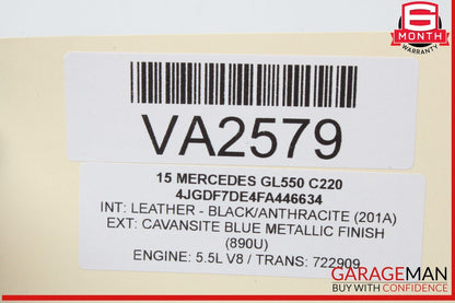 12-19 Mercedes X166 GL550 ML550 Rear A/C Heater Climate Control Switch OEM
