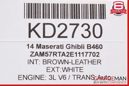 14-17 Maserati Ghibli Front Right Side Door Triangle Trim Cover OEM