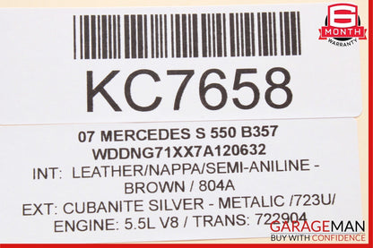 07-09 Mercedes W221 S550 CL550 CL600 Rear Trunk SAM Fuse Box Module Assembly OEM