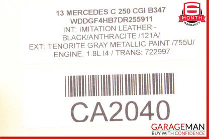 08-14 Mercedes W204 C250 C350 Rear Left Driver Side Exterior Door Handle OEM