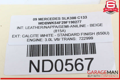 03-11 Mercedes R171 SLK300 Front Left Side Seat Control Module 2118704085 OEM